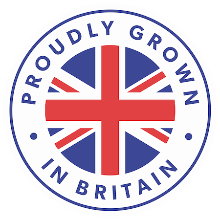 Proudly grown in Britain